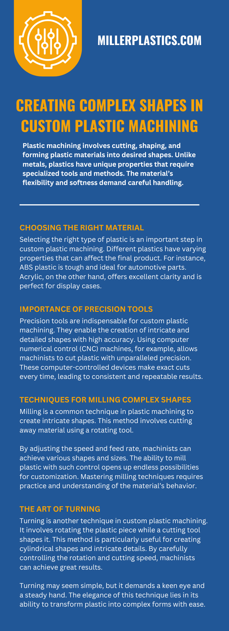 Creating Complex Shapes in Custom Plastic Machining